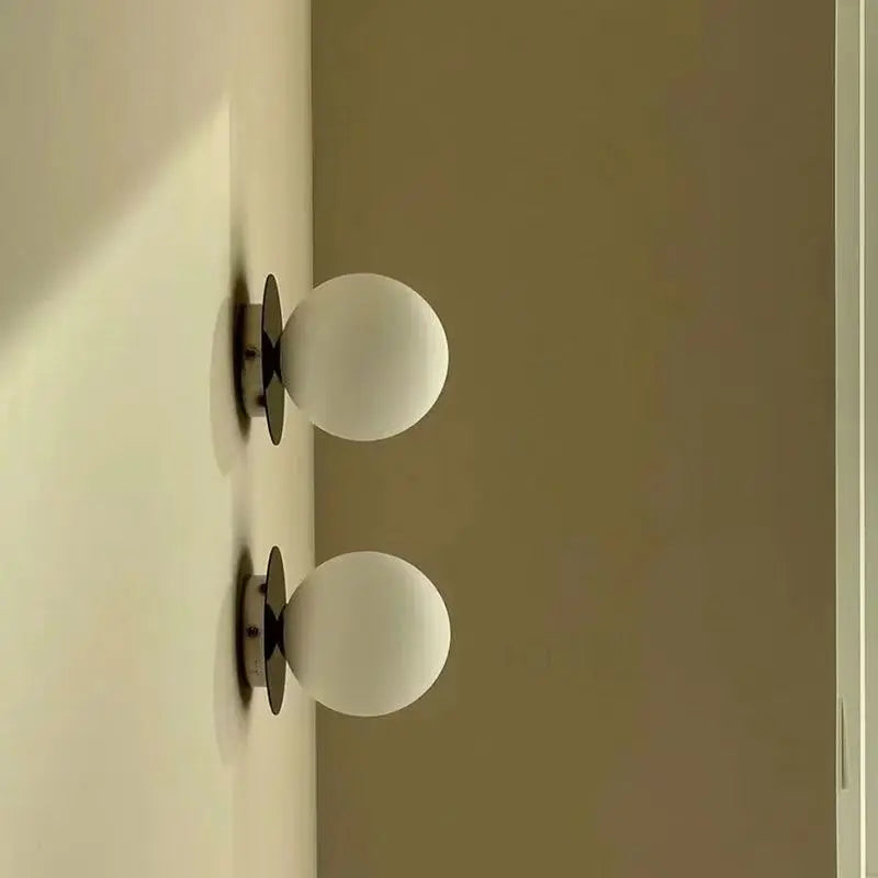 Minimalist Modern Glass Wall Lamp for Bathroom & Bedroom Lighting