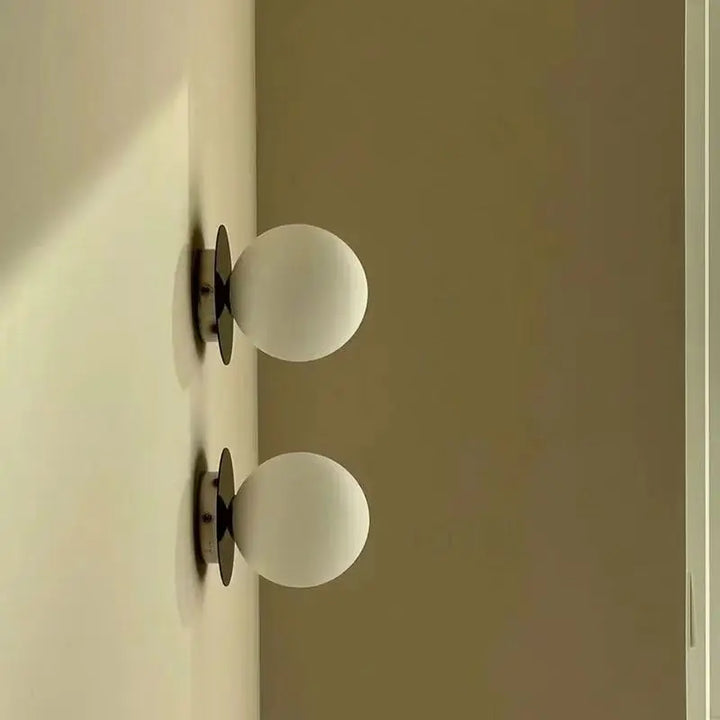 Minimalist Modern Glass Wall Lamp for Bathroom & Bedroom Lighting