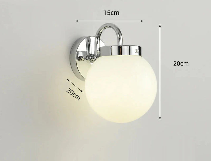 Modern Chrome Wall Lamp | Minimalist Design for Contemporary Spaces