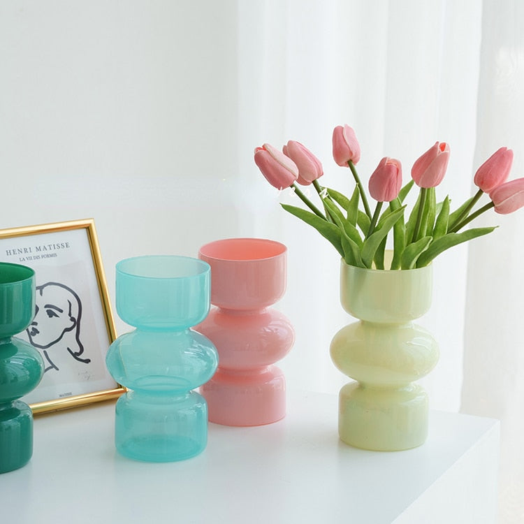 Multicolor Glass Animal Vase - Unique Home Decor Accent-Orizon Depot