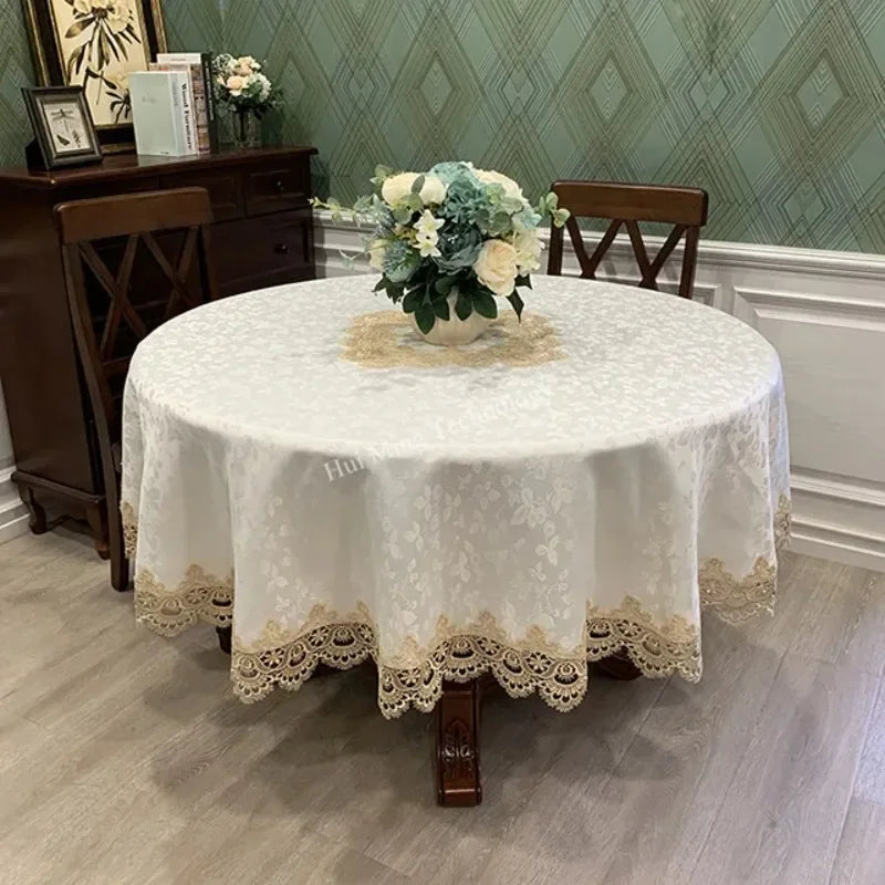 Victorian Lace Dreams Elegant Tablecloth for Special Occasions-Orizon Depot
