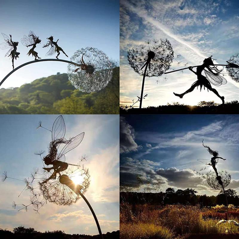 Enchanting Fairy Tale Garden Sculptures - Dreamy Outdoor Decorations-Orizon Depot