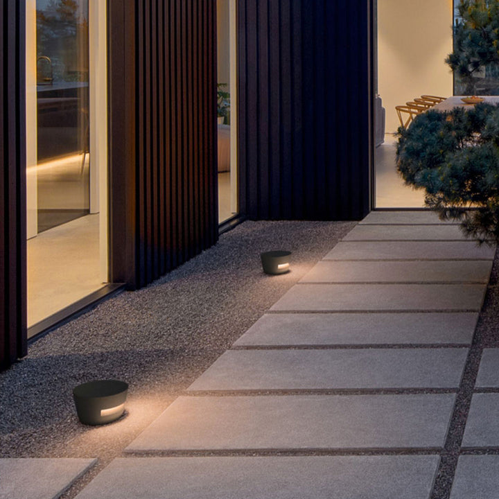 Sleek Minimalist Black Pathway Lights for Lawn Illumination-Orizon Depot
