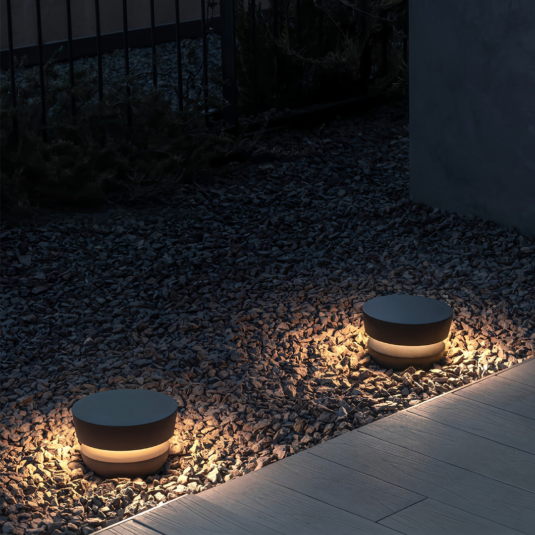 Sleek Minimalist Black Pathway Lights for Lawn Illumination-Orizon Depot