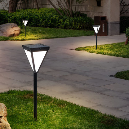Sleek Solar LED 2.6W Waterproof Outdoor Pathway Post Light-Orizon Depot