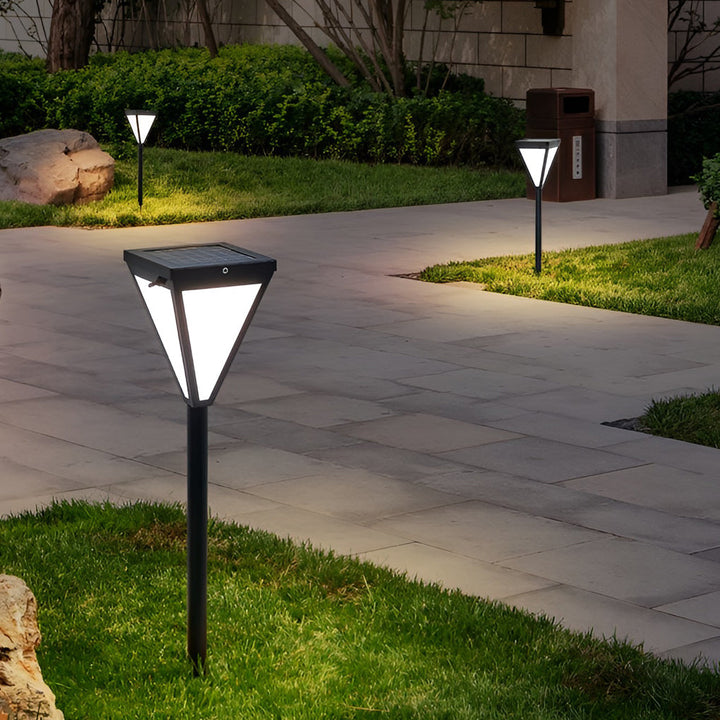 Sleek Solar LED 2.6W Waterproof Outdoor Pathway Post Light-Orizon Depot