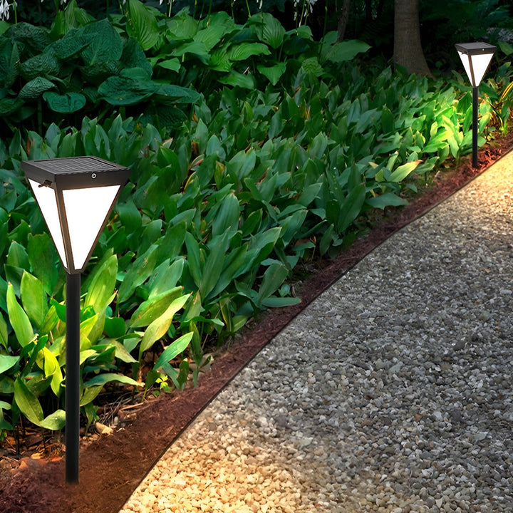 Sleek Solar LED 2.6W Waterproof Outdoor Pathway Post Light-Orizon Depot