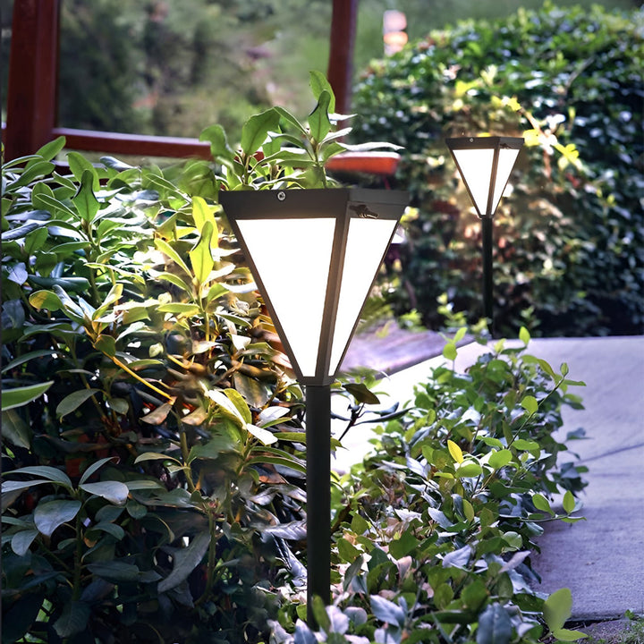 Sleek Solar LED 2.6W Waterproof Outdoor Pathway Post Light-Orizon Depot