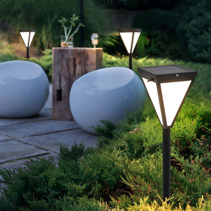 Sleek Solar LED 2.6W Waterproof Outdoor Pathway Post Light-Orizon Depot