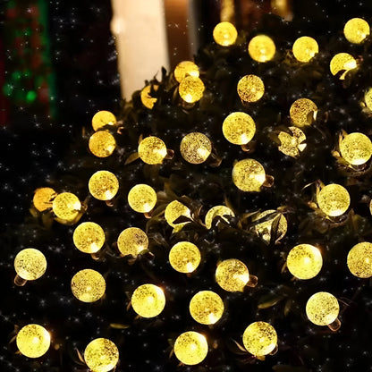Solar Crackled Glass Garden Lights for Outdoor Decor-Orizon Depot