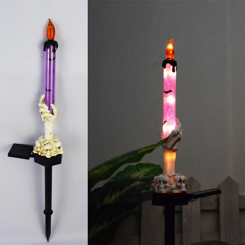 Solar Light Halloween Ghost Hand Candle Outdoor Floor Lamp - Best Gift-Orizon Depot