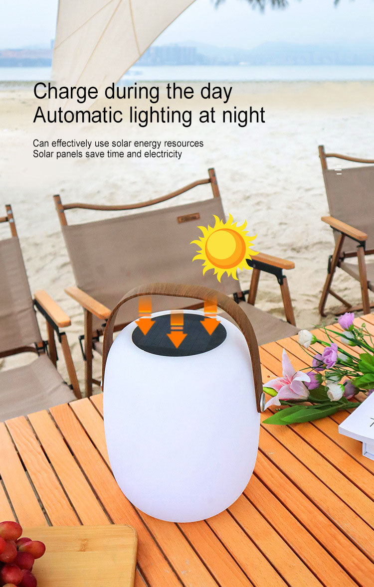 Solar PE Portable Basket LED Light Outdoor Waterproof Decorative Lamp-Orizon Depot