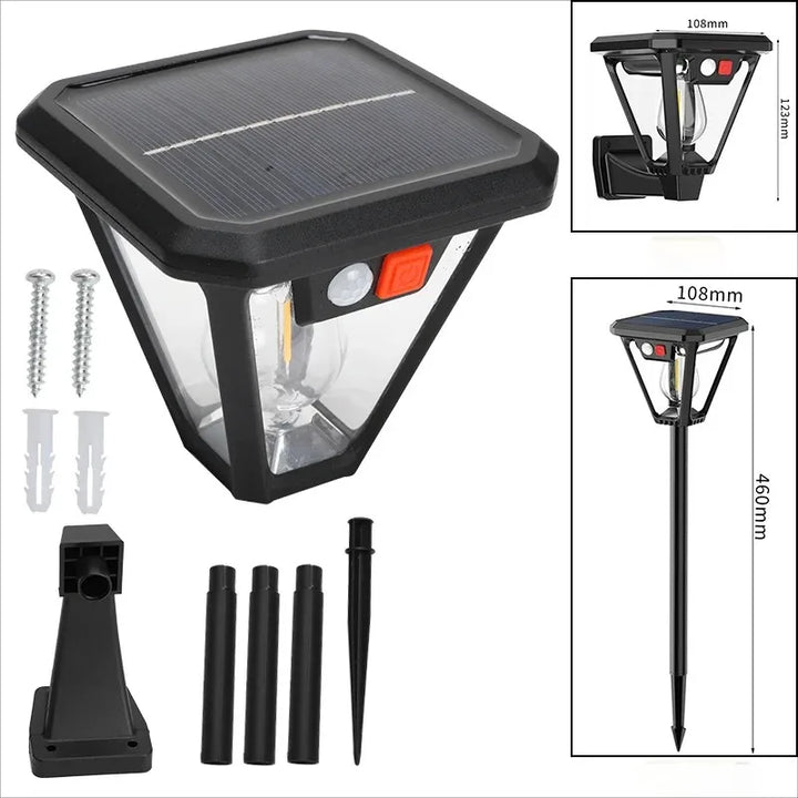 Solar Pathway Light with Motion Sensor LED Waterproof Outdoor Light-Orizon Depot