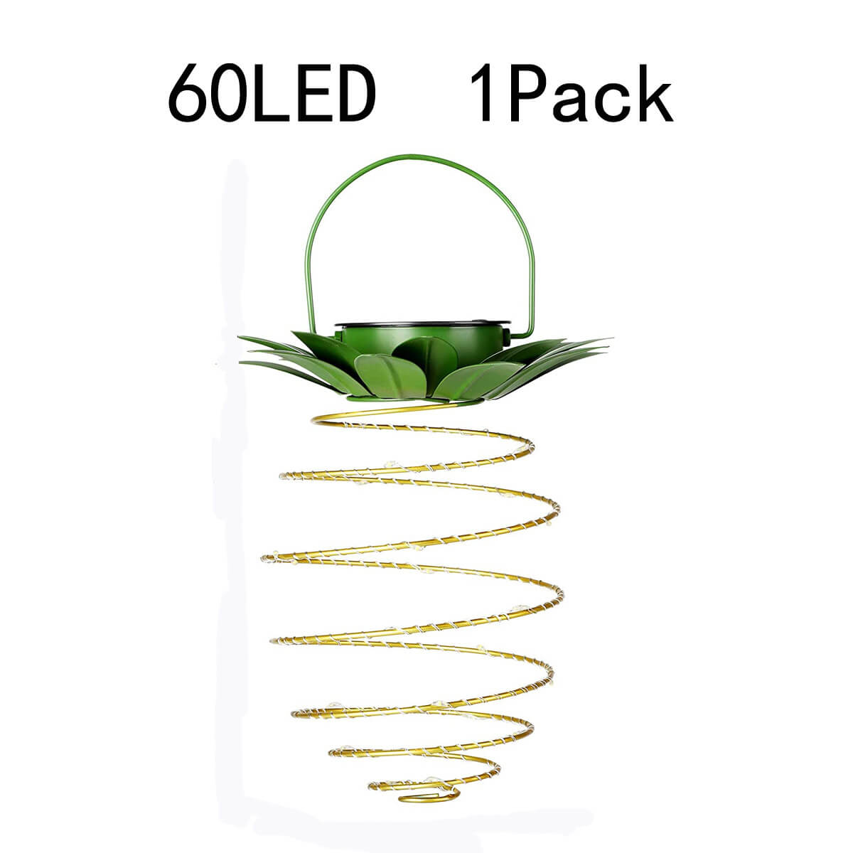 Solar Pineapple Iron Lantern LED Copper Wire Outdoor Waterproof Garden Decorative Hanging Lamp-Orizon Depot