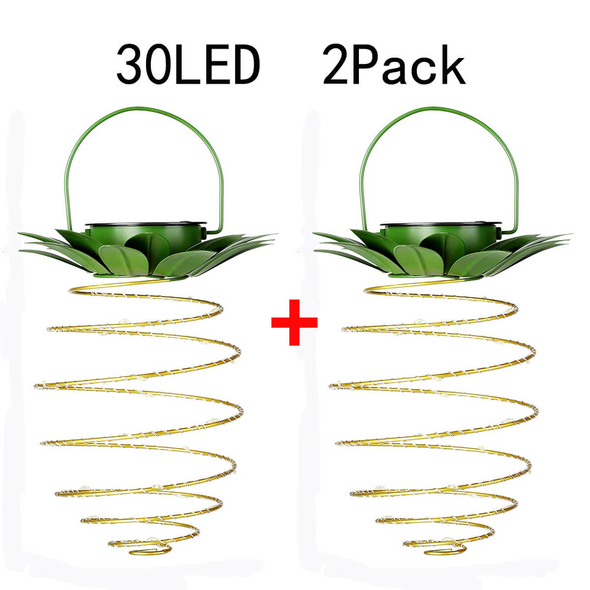 Solar Pineapple Iron Lantern LED Copper Wire Outdoor Waterproof Garden Decorative Hanging Lamp-Orizon Depot