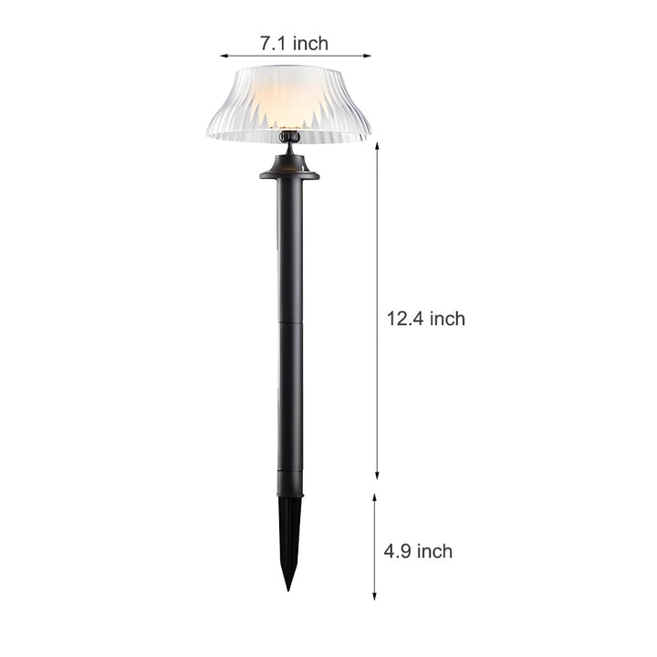 Solar-Powered Waterproof Vintage-Style Lawn Stake Pathway Light-Orizon Depot