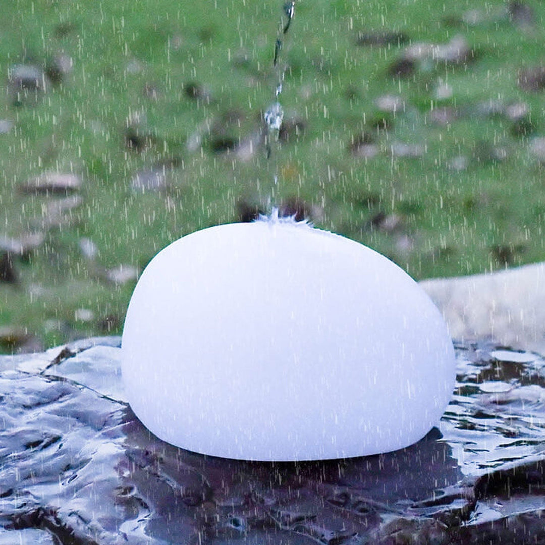Solar Waterproof PE Spherical LED Lawn Light For Outdoor-Orizon Depot