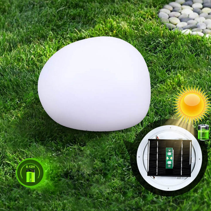 Solar Waterproof PE Spherical LED Lawn Light For Outdoor-Orizon Depot