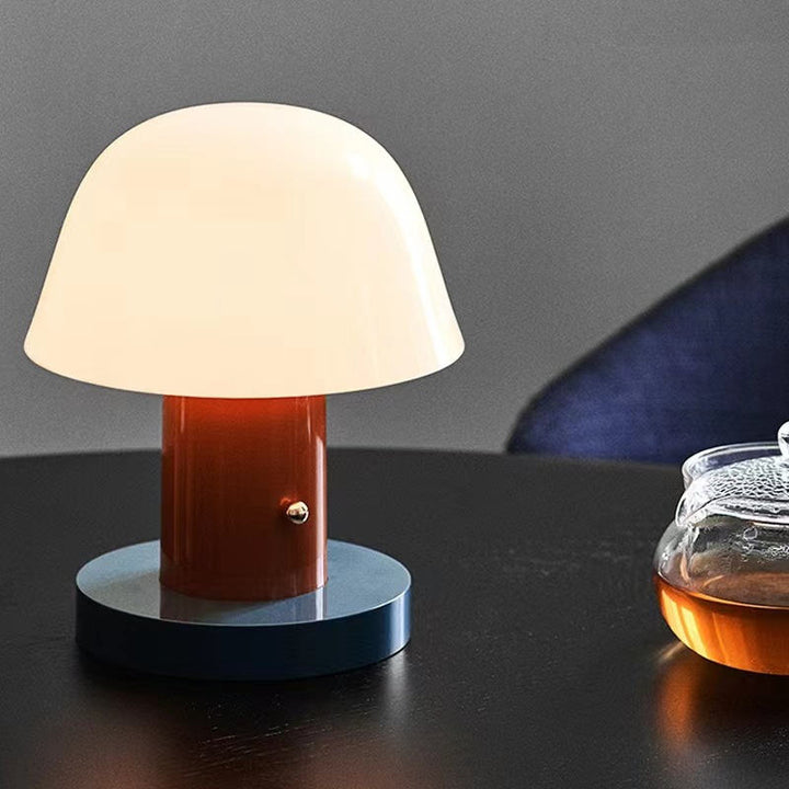 Modern Rechargeable LED Mushroom Table Lamp