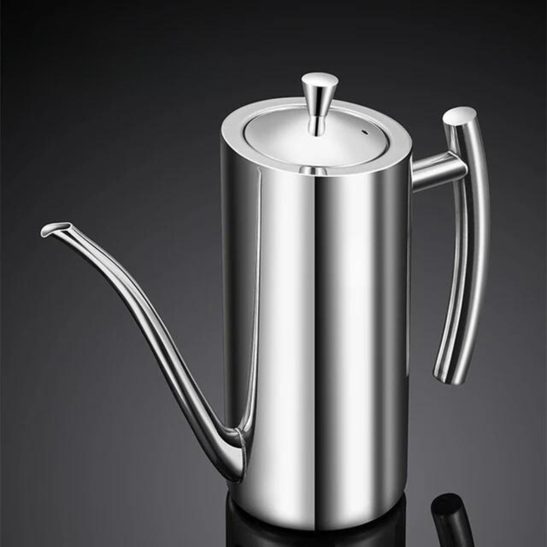 Stainless Steel Oil Container for Easy Storage and Dispensing-Orizon Depot
