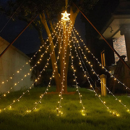 Star Waterfall Light Christmas Meteor Lights LED String Lamp-Orizon Depot