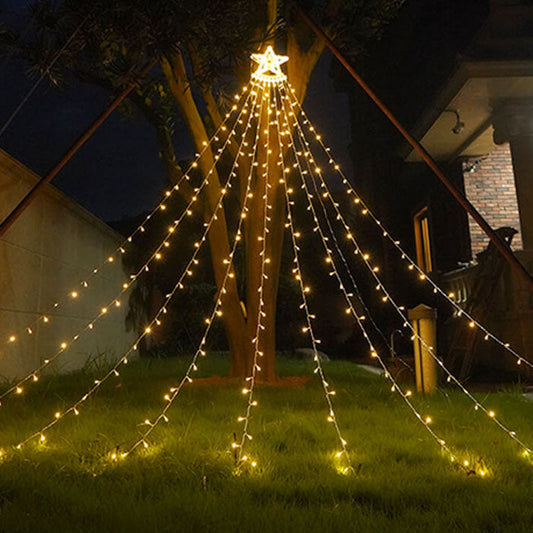 Star Waterfall Light Christmas Meteor Lights LED String Lamp-Orizon Depot