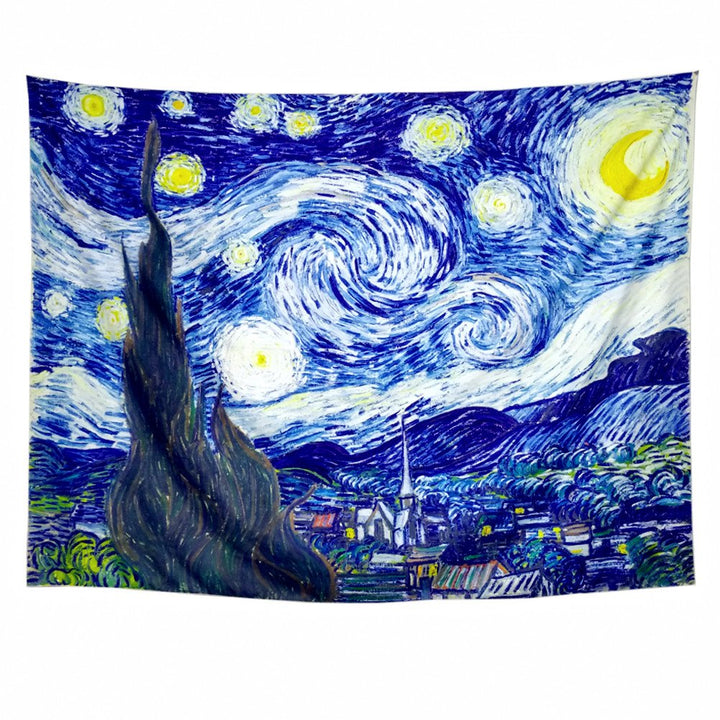 Starry Night Inspired Wall Tapestry for Home Decor-Orizon Depot