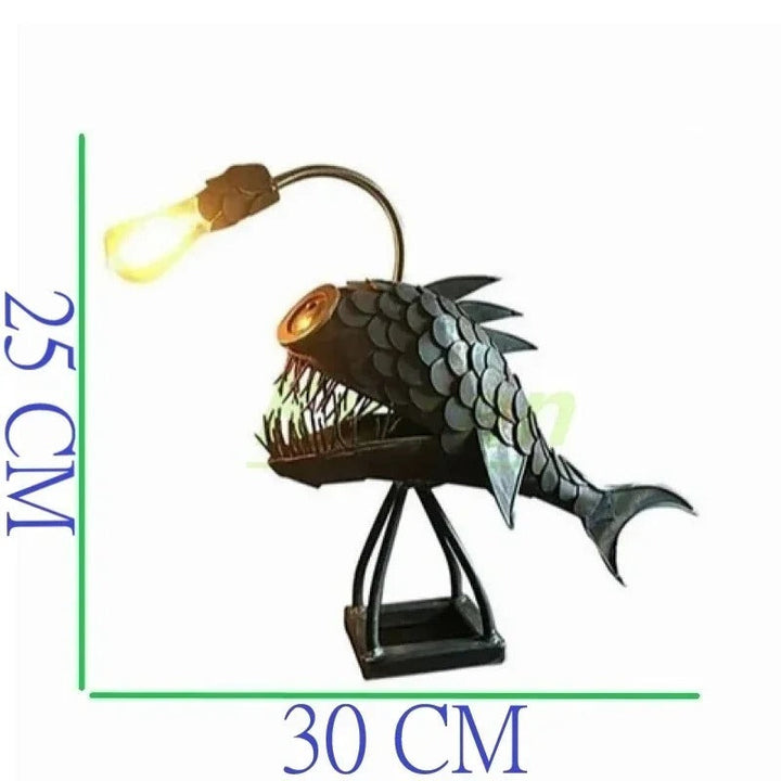 Steampunk Angler Fish Lamp – Unique & Stylish Floor Light for Home-Orizon Depot