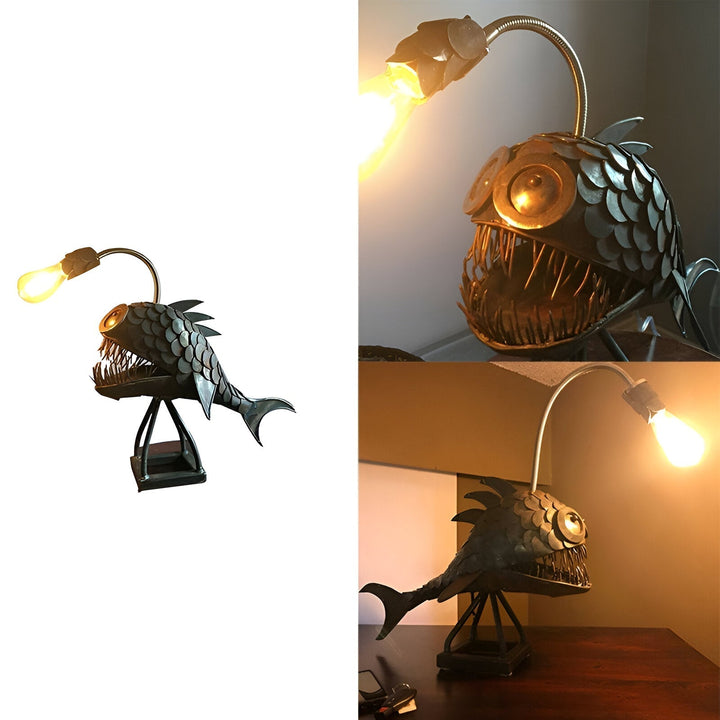 Steampunk Angler Fish Lamp – Unique & Stylish Floor Light for Home-Orizon Depot