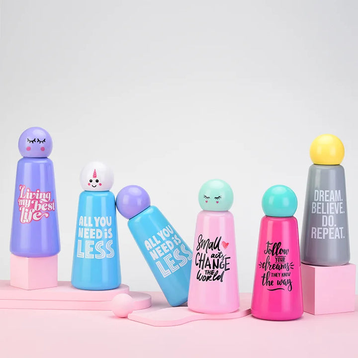 Steel Two-Tone Water Bottle for Stylish Hydration-Orizon Depot