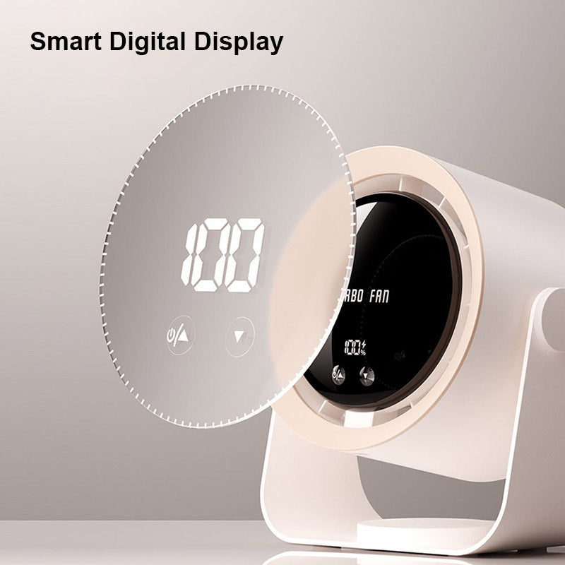 Compact Strong Wind Desktop Fan for Efficient Cooling-Orizon Depot