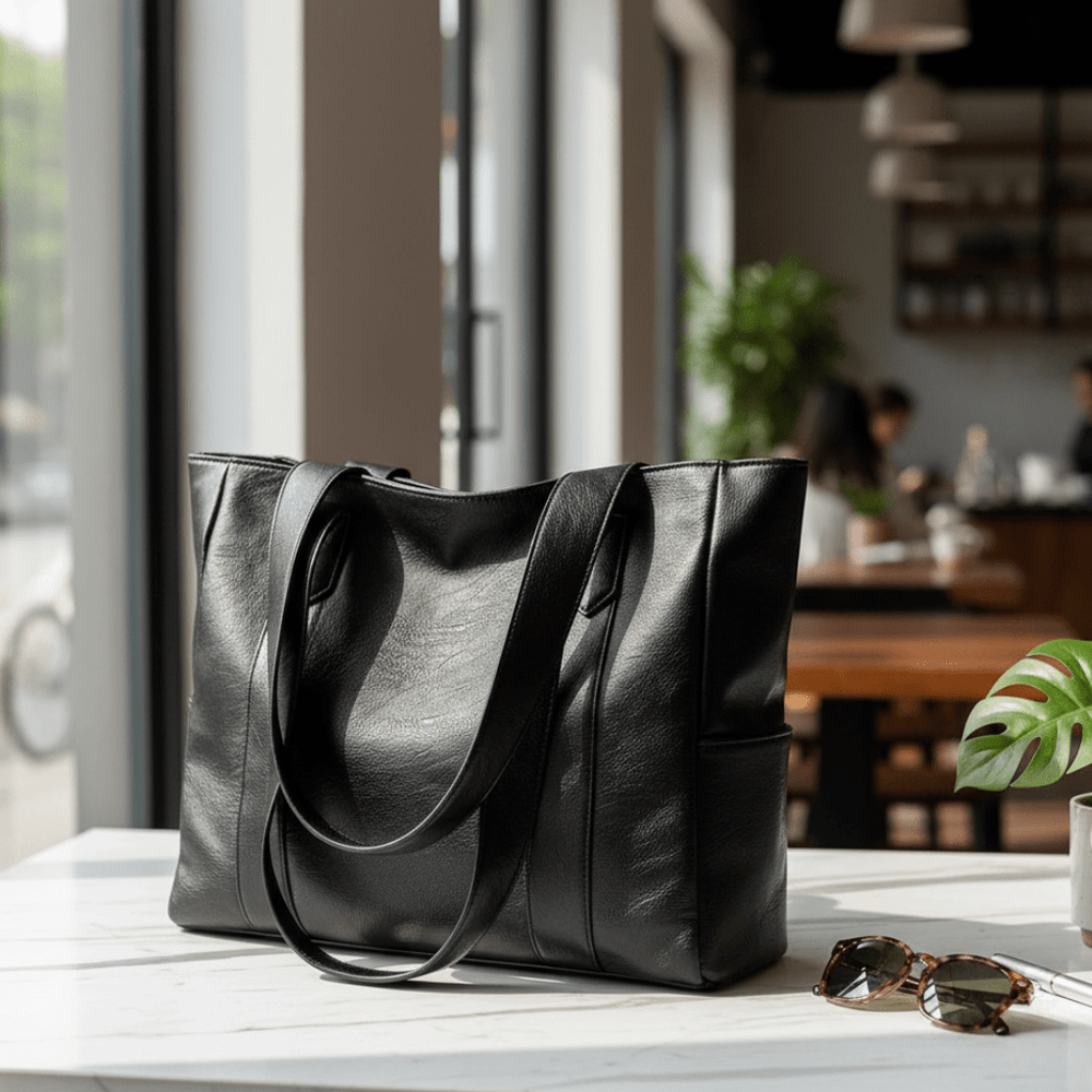 Stylish Leather Shoulder Bag with Vintage Design and Sleek Finish-Orizon Depot