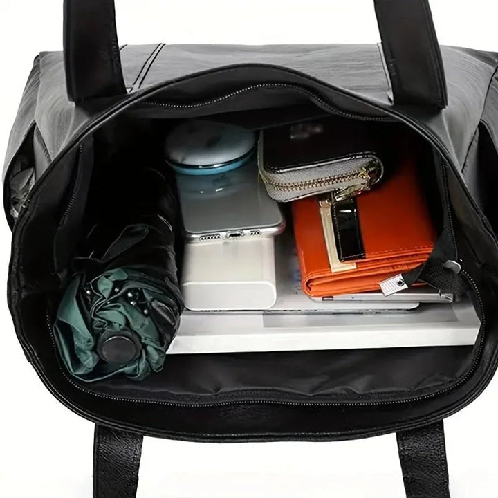 Stylish Leather Shoulder Bag with Vintage Design and Sleek Finish-Orizon Depot