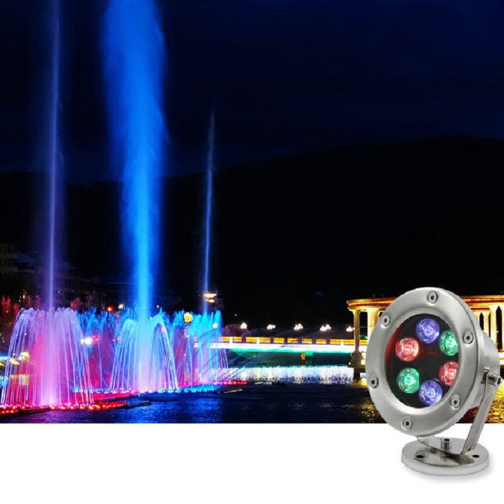 LED Underwater Light for Pool, Fish Pond, Fountain - 18W Waterproof-Orizon Depot