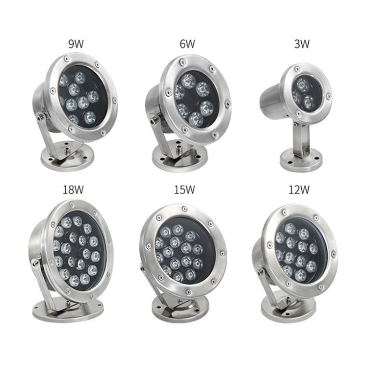 LED Underwater Light for Pool, Fish Pond, Fountain - 18W Waterproof-Orizon Depot