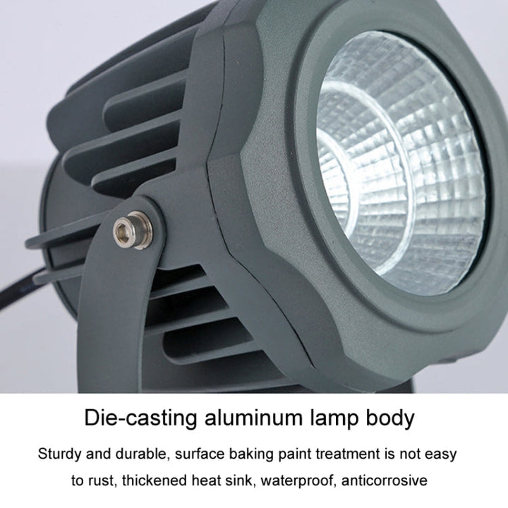 LED Floodlight COB Outdoor Waterproof Spotlight for Garden, 30W, 4 Colors-Orizon Depot
