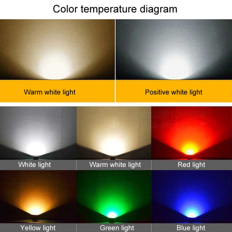 LED Floodlight COB Outdoor Waterproof Spotlight for Garden, 30W, 4 Colors-Orizon Depot