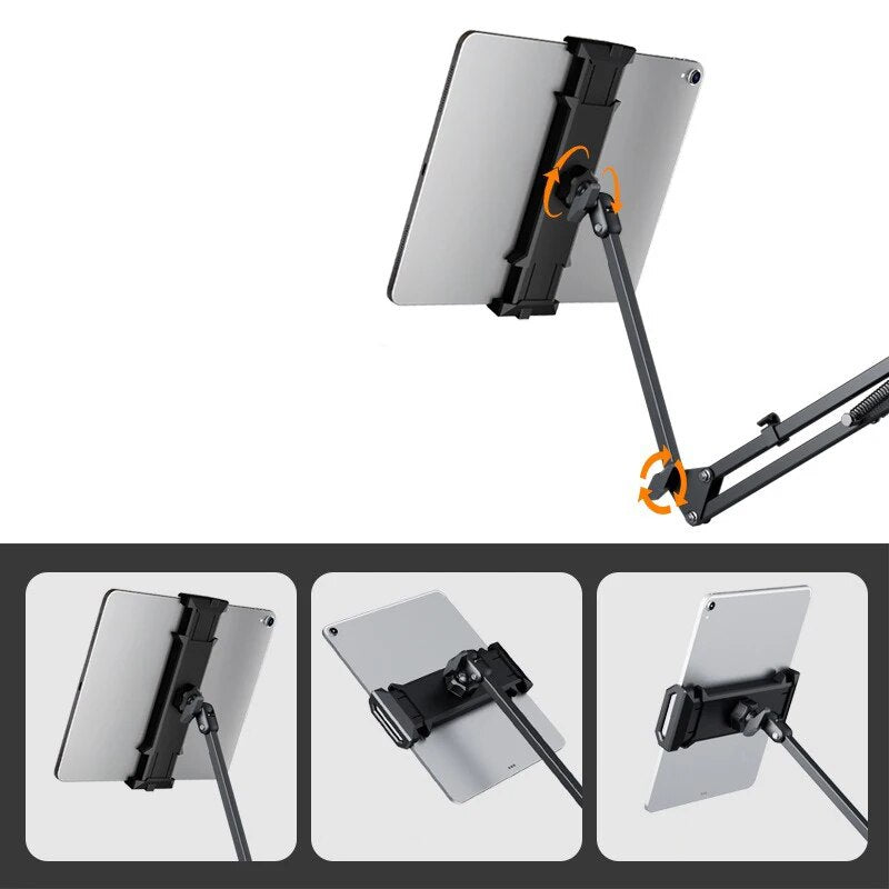 Adjustable Tablet Holder for Convenient Viewing and Use-Orizon Depot