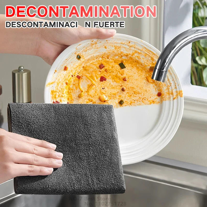Thickened Microfiber Cleaning Cloth - Streak Free & Reusable-Orizon Depot