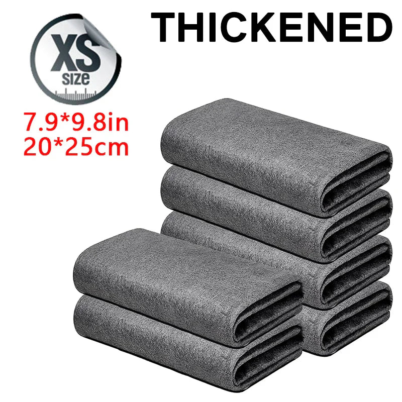 Thickened Microfiber Cleaning Cloth - Streak Free & Reusable-Orizon Depot