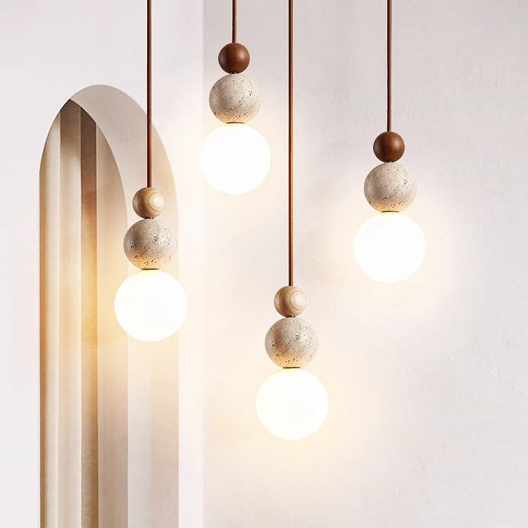 Traditional Japandi Multi Orb Hanging Lamp for Modern Homes-Orizon Depot