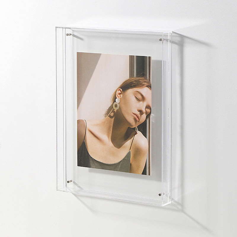 Transparent Acrylic Photo Frame for Displaying Memories-Orizon Depot