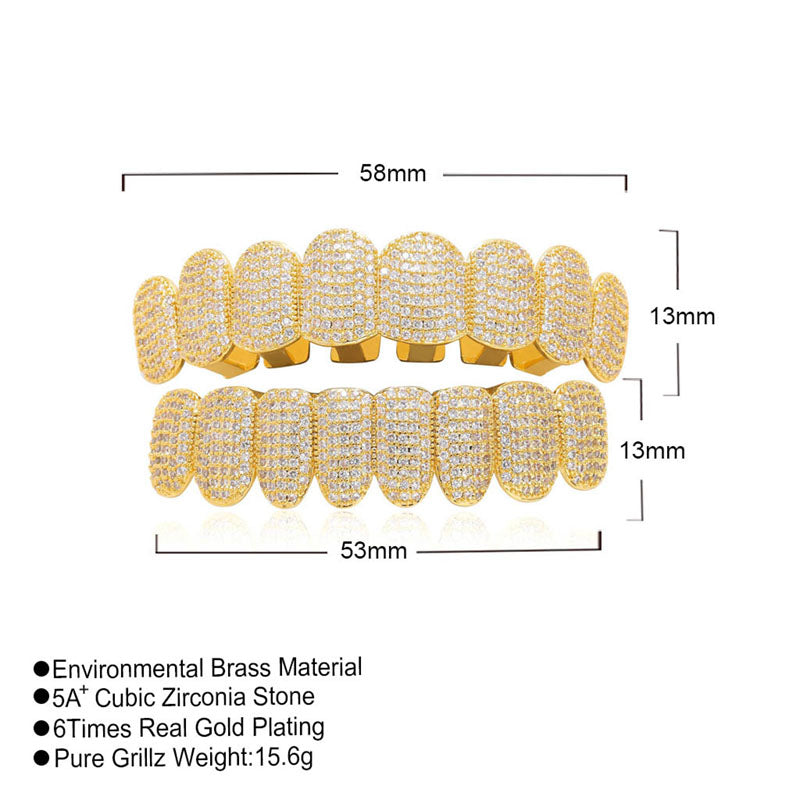 Trendy Hip Hop Grillz Braces for Stylish Teeth Accessories-Orizon Depot