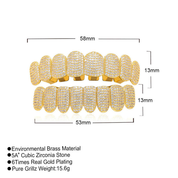 Trendy Hip Hop Grillz Braces for Stylish Teeth Accessories-Orizon Depot