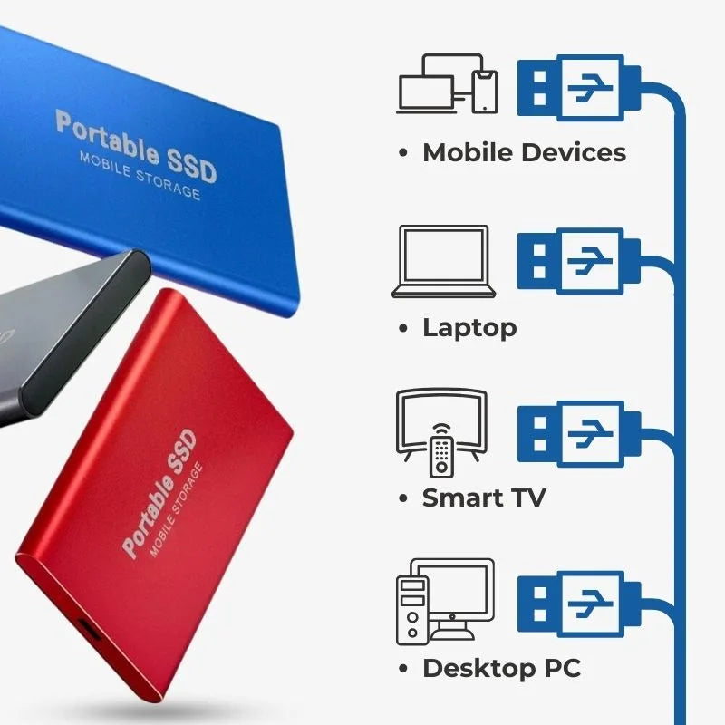 128GB High-Speed External Solid State Drive-Orizon Depot