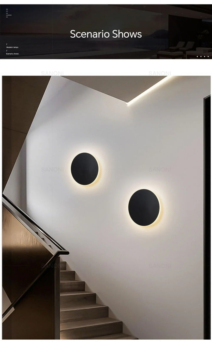 LED Round Wall Light - Modern Design for Home Decor-Orizon Depot