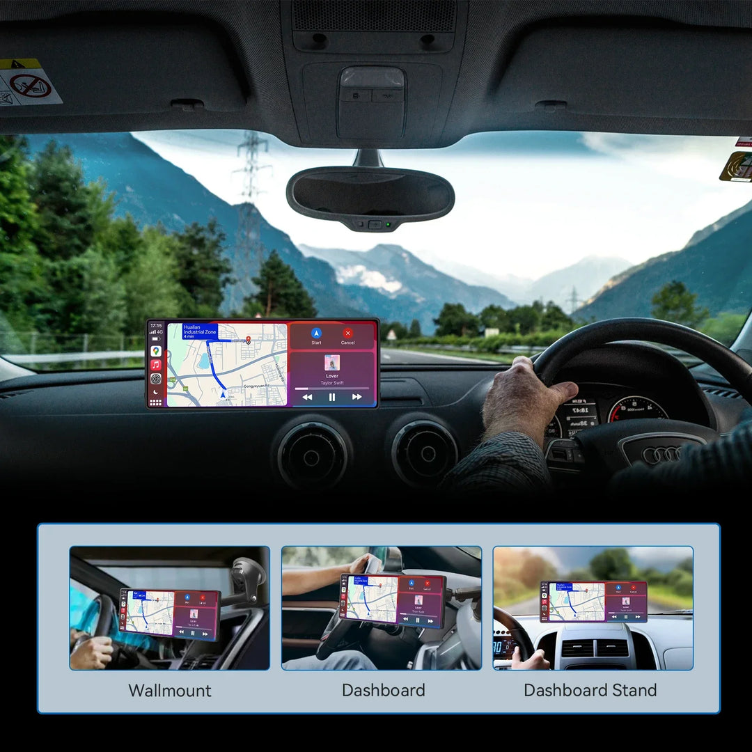 Universal 10.26-Inch Wireless CarPlay Android Auto Multimedia Player-Orizon Depot