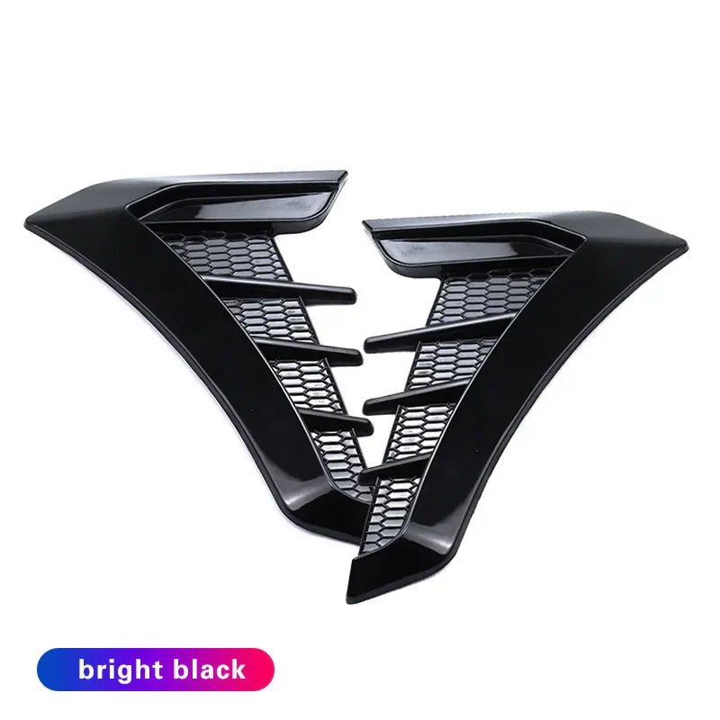 Universal Car Hood Vents Air Intake Scoop Carbon Fiber Look-Orizon Depot
