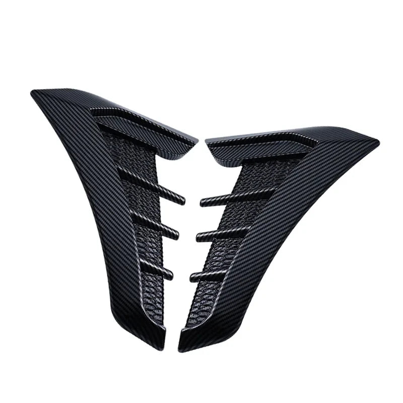Universal Car Hood Vents Air Intake Scoop Carbon Fiber Look-Orizon Depot