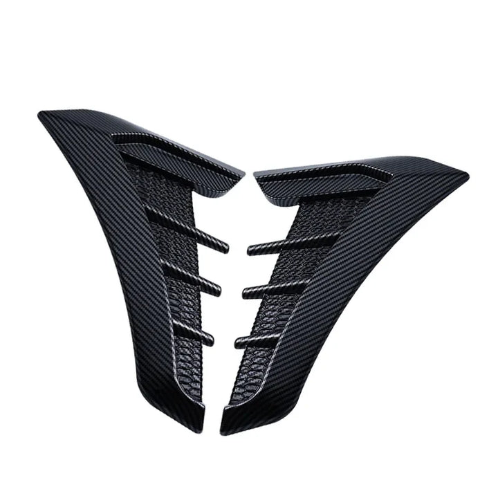 Universal Car Hood Vents Air Intake Scoop Carbon Fiber Look-Orizon Depot